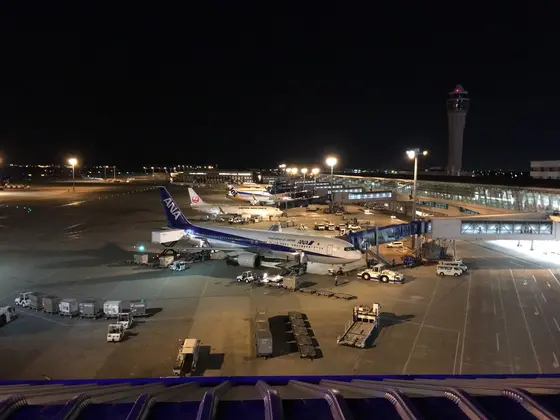 何となく冬の空港