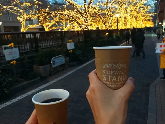 イルミネーションのお供に