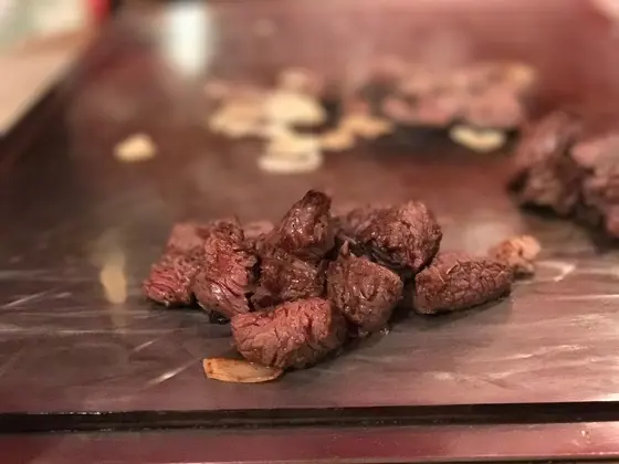 ステーキランチWカット