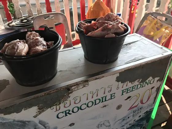 ワニのえさ