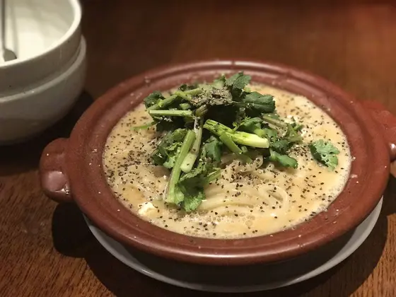 アヒルの卵のそば