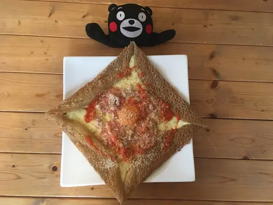 トマトとツナのガレットだモン☆