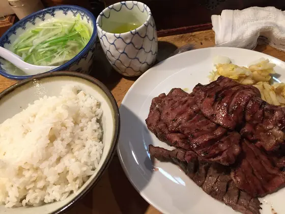 牛タン焼き定食(5枚)