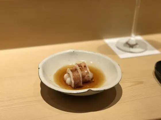 ヤリイカのたまごつき
