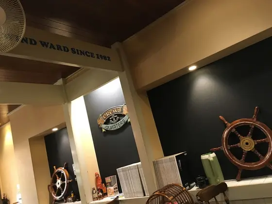 マリンな店内