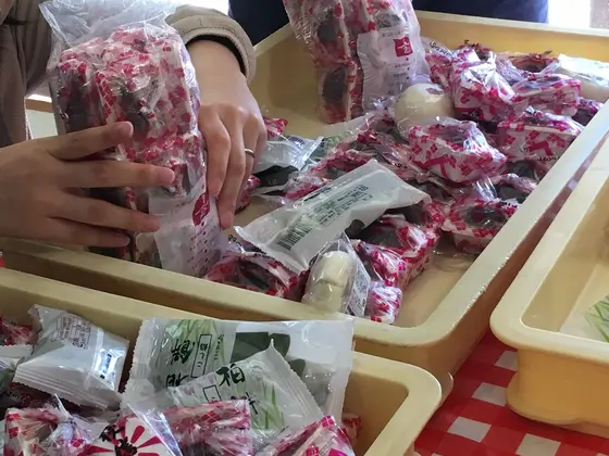 信玄餅詰め放題！