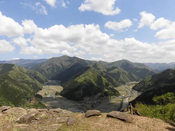 鶴尾山山頂部からの眺望
