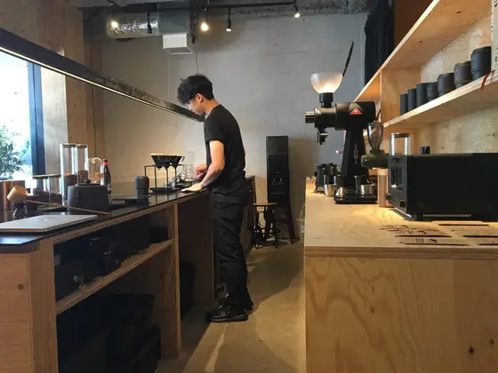 シックでモダンな茶室のよう