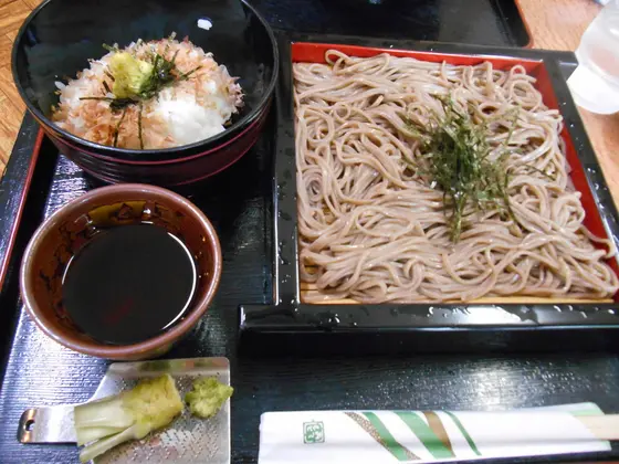 お蕎麦＆わさび丼