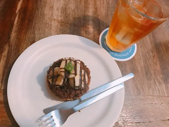 バナナのタルトも美味