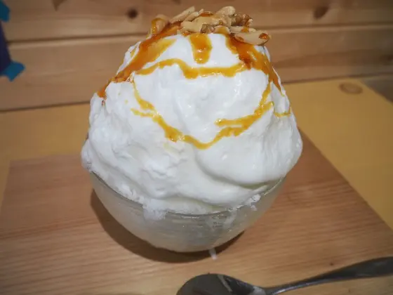 こはくパールミルク氷
