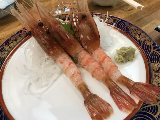 ぼたん海老の刺身🦐