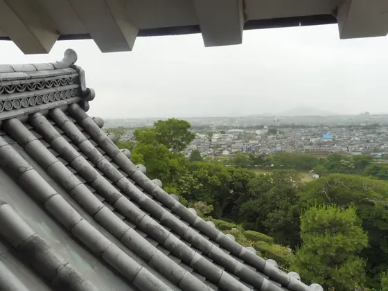 リサイクル天守からの眺め