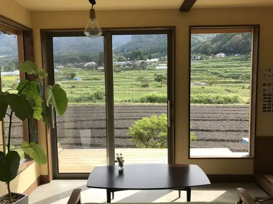 田んぼビューを独り占め