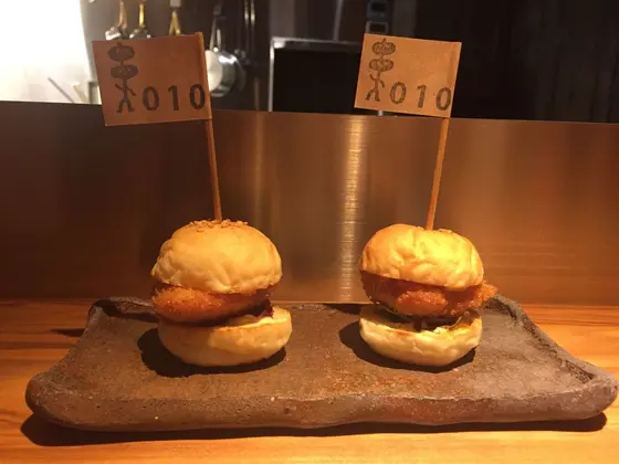 途中ででてくるフィッシュバーガー