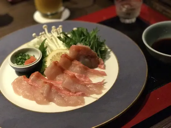 金目鯛のしゃぶしゃぶ