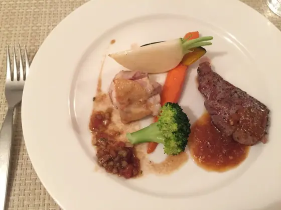 ラム肉と知床鶏