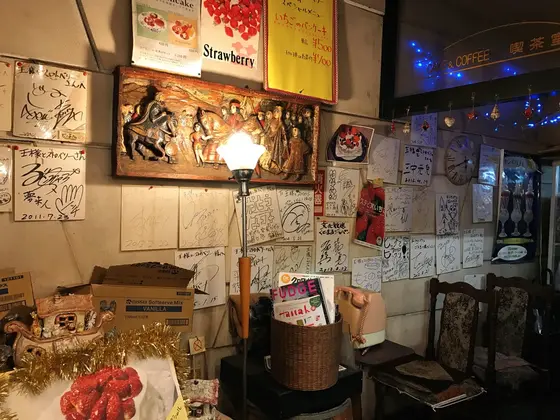 サインがいっぱい！