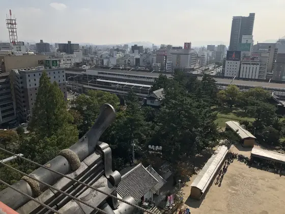 天守から
