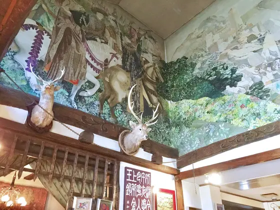 剥製があったり