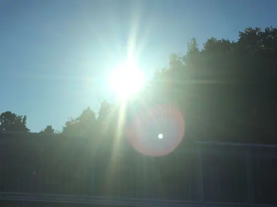 晴天 で 気持が 良いですよ〜！(^_^)