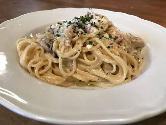 ポルチーニ茸のクリームパスタ🍝
