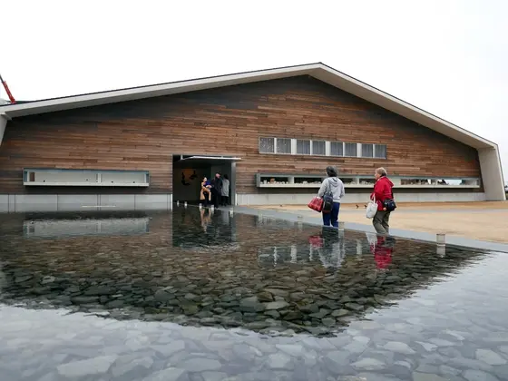 この建物は温泉です