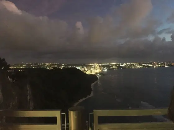 日が沈んでからの夜景も✨