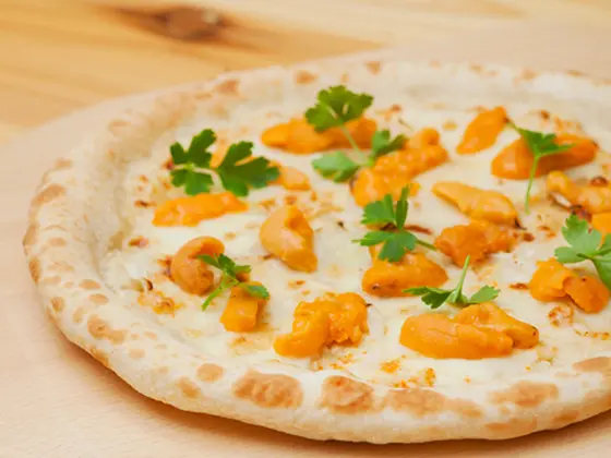 素潜り漁師のウニクリームPIZZA