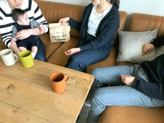 可愛いお部屋で