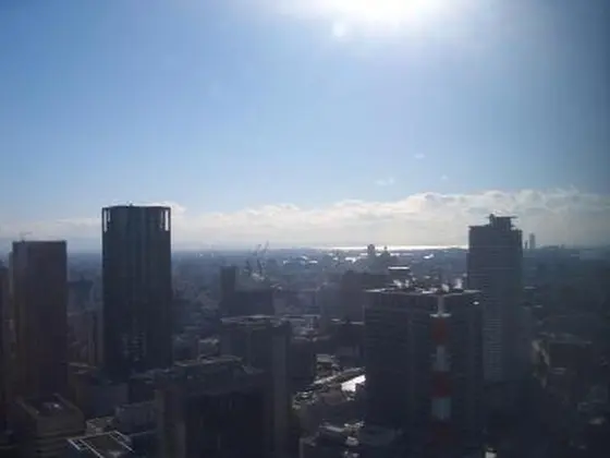 地上３３階から眺める景色