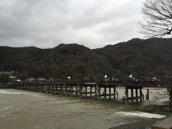 橋の北側から