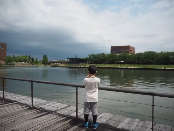 息子も思わず写メる美しさ