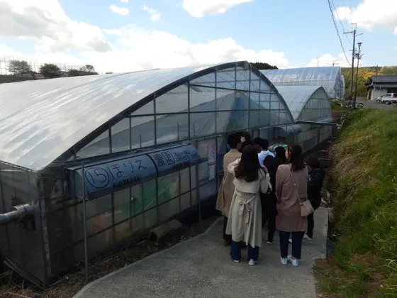堀江農園さんにお世話になりました