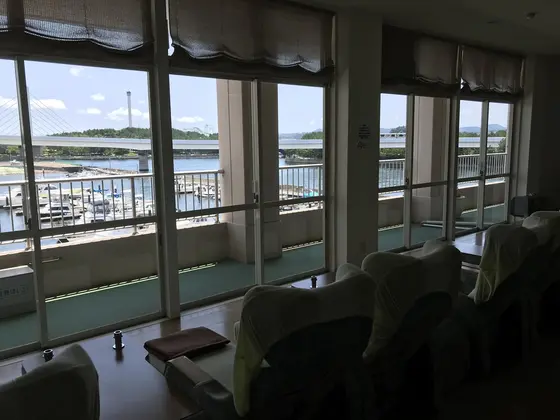 海側はこんな眺めです。