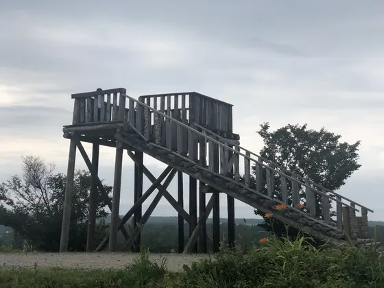 途中の展望台