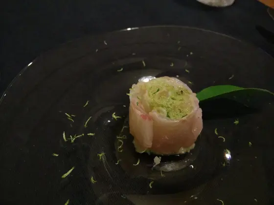 白身魚のカルパッチョ