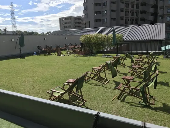 屋上庭園もあります。