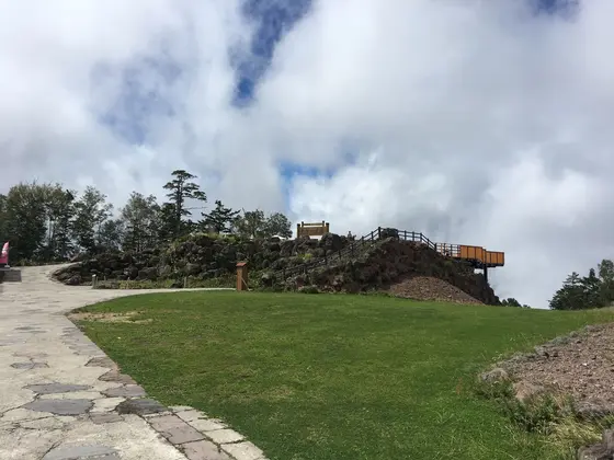 天空の足湯。