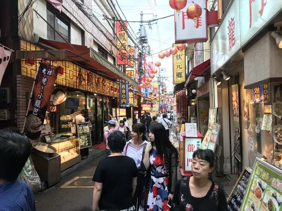 市場通りです。