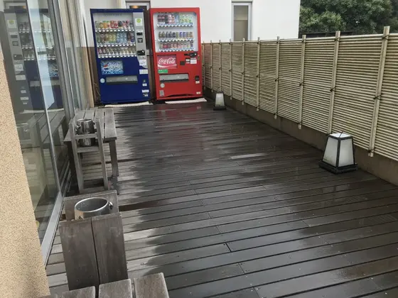 二階喫煙所です。