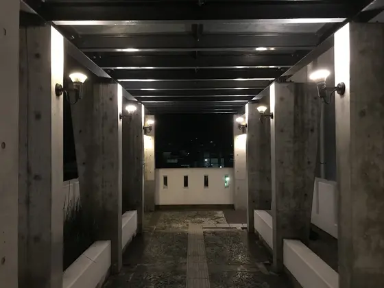 すっかり、陽も暮れて