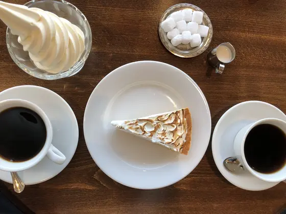 レモンタルト、ソフトクリーム