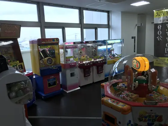 ゲームコーナーもお約束ですね。