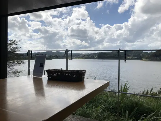 湖ビュー