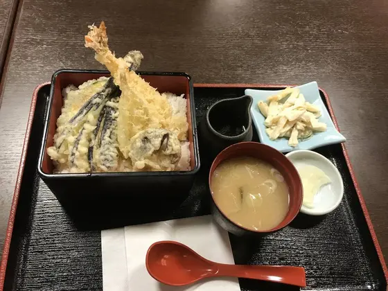 サクサクの天丼