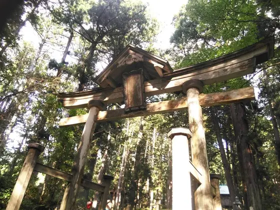 珍しい二の鳥居