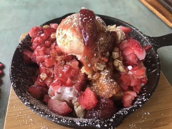 いちごのフレンチトースト