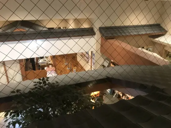 階段からも店内を見渡せます。