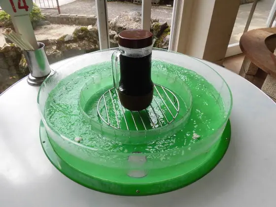 そうめん流し用の設備